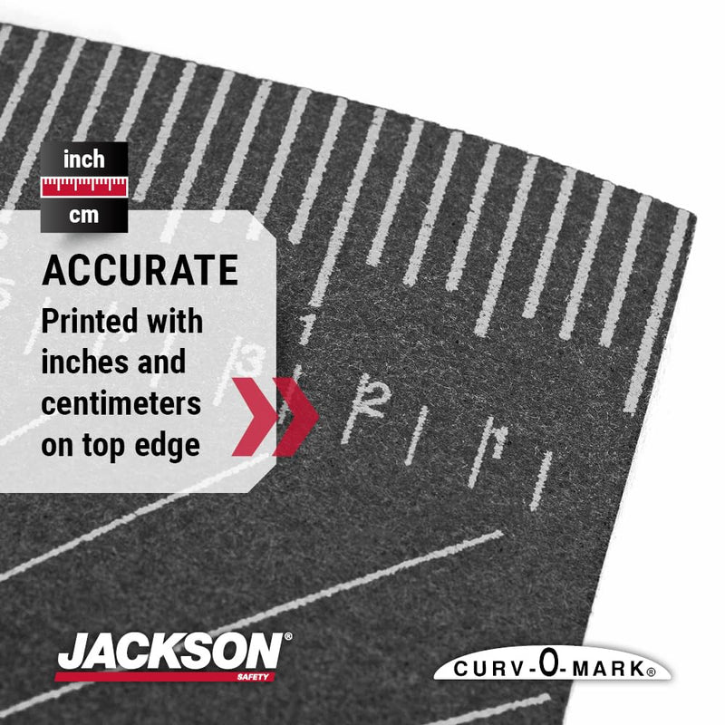 Jackson Safety Pipe Measuring Tool - Wrap-A-Round Tape Pipe Fitting Tool (Multiple Sizes and Heat Ratings) 350⁰ F Heat Rating Medium