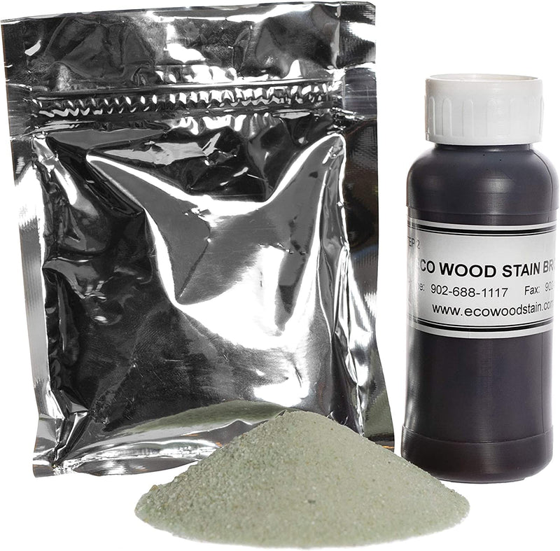 Brown Mineral-Based Wood Stain – 5 Gallon Concentrate – Interior & Exterior Wood Treatment – Rich Brown Finish for Decks, Fences, Siding & Furniture Brown - 5 Gallon