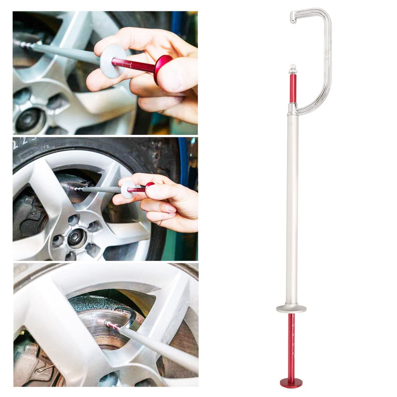 KIMISS Brake Disc Measuring Tool, Aluminum alloy Thickness Measuring Ruler Calipers 0 to 45mm Fast Accurate Detection for Motorcycles Cars Commercial Vehicles