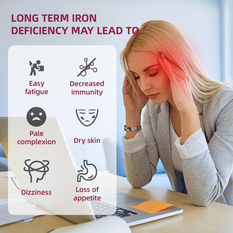 Iron Deficiency Test Kit for Men and Women,Iron Deficiency Test Kit for Adult and Children, Easy for Home Use, Fast Get Result, 2-Pack