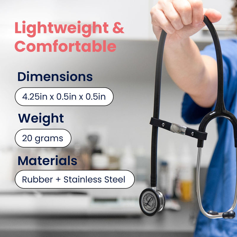 Clip for Stethoscopes, Stethoscope Clip for Doctors, Nurses, Medical Students, Stethoscope Accessory Compatible with 3M Littmann Classic III, Lightweight II S.E, and More, Rainbow