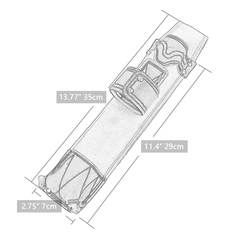 Flame-Resistant Electrode Bag, Cowhide Leather Welding Rod Holder, Wearable Thickened Storage Pouch