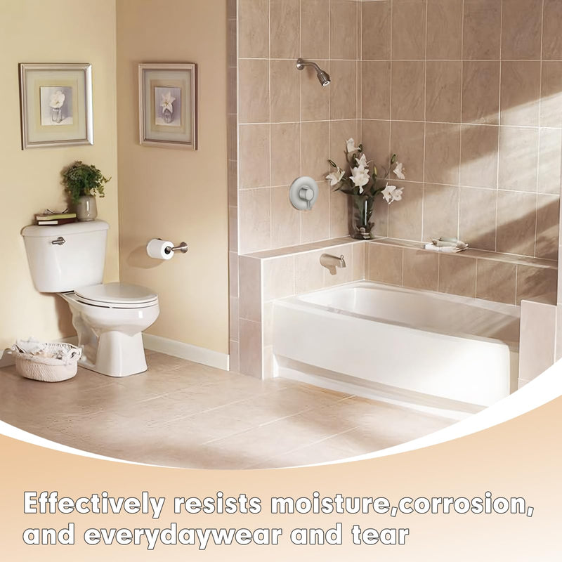 T2901BN Shower Trim Kit Compatible with Moen Gibson Posi-Temp Valve Trim Kit, Brushed Nickel