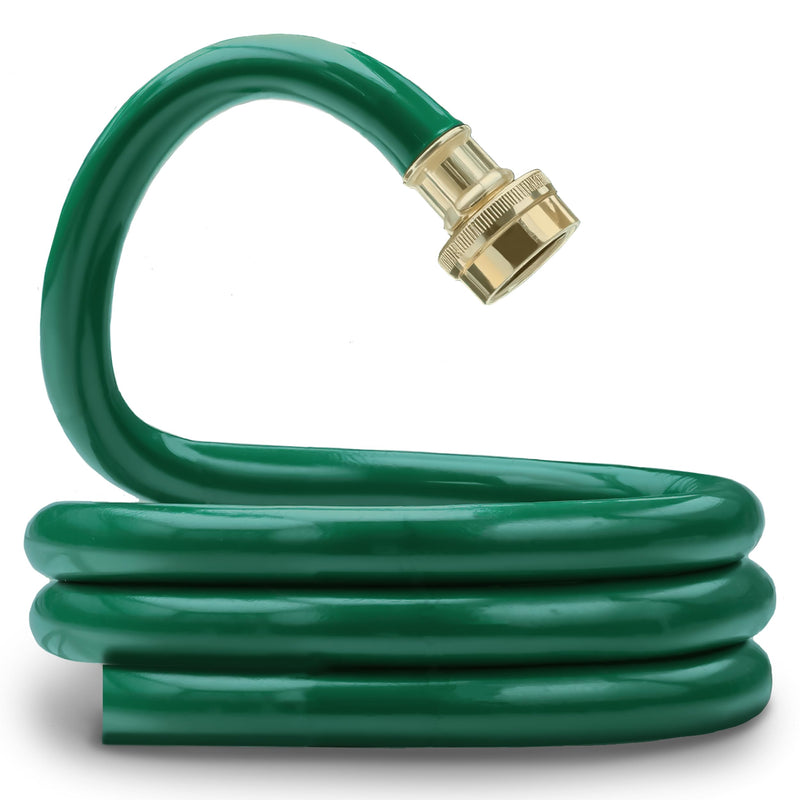 Burst-Proof Dehumidifier Drain Hose – 5 FT Green Rubber, 3/4" FHT, Heavy Duty, Flexible, Leak-Resistant for Efficient Water Drainage,CUPC and NSF-61 Certificated