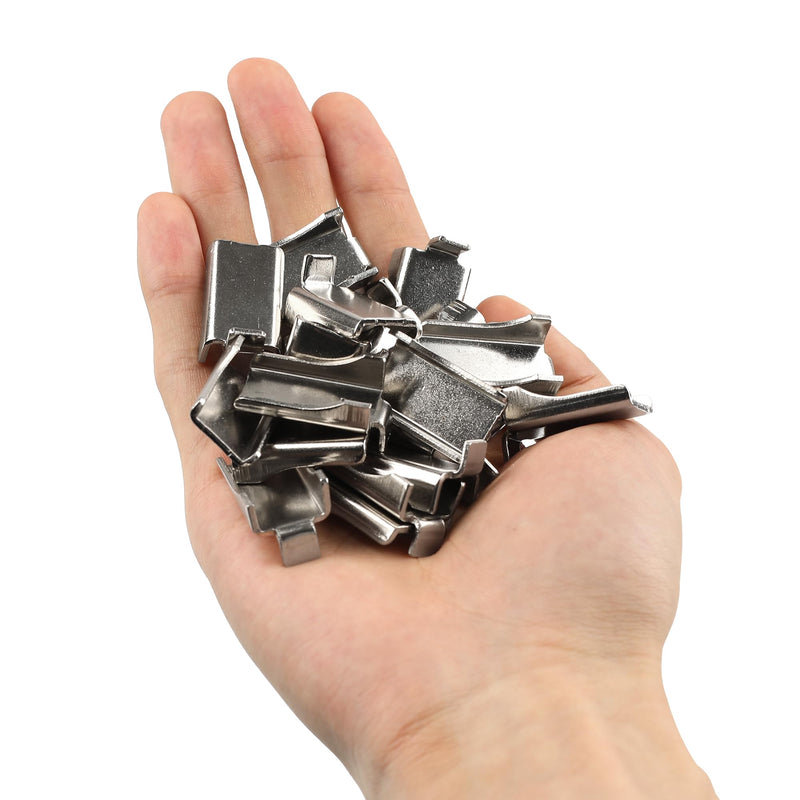 Shelf Support Clips Metal Shelf Clips for Adjustable Shelf Brackets Metal Shelving Kitchen Study Partition Cabinet Heavy Duty Stainless Steel Shelf Clips Silver 20 Pcs