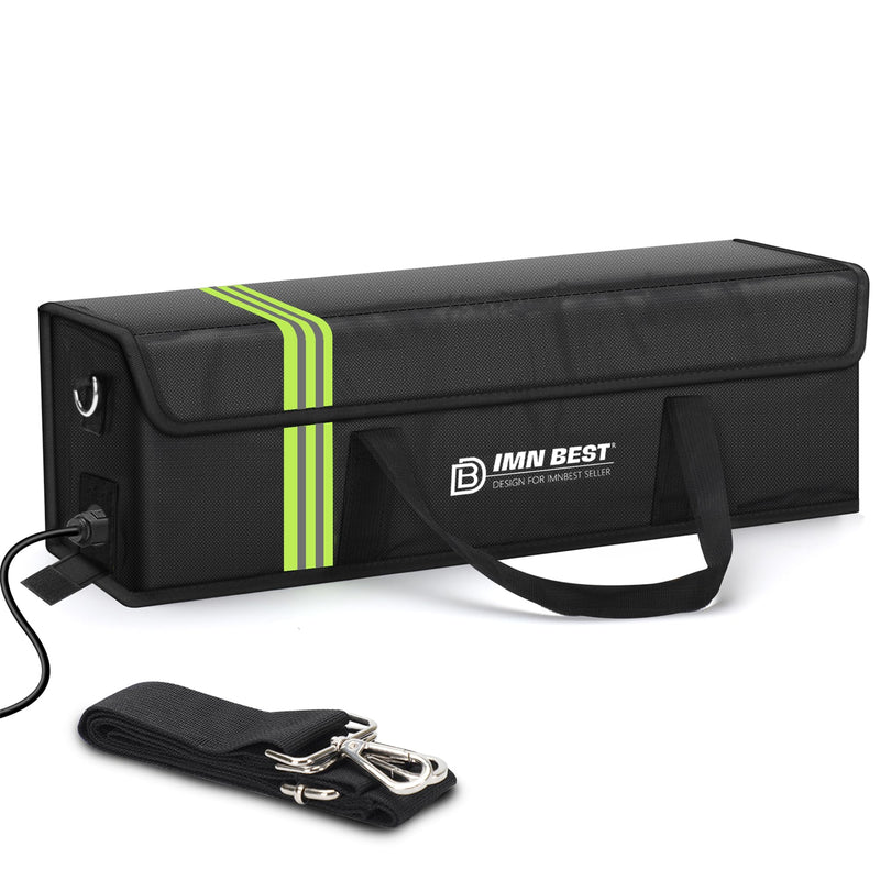 Ebike Battery Bag Fireproof, Waterproof & Explosion-proof Lipo Safe Bag for Storage, transport, charging 19.5 inch