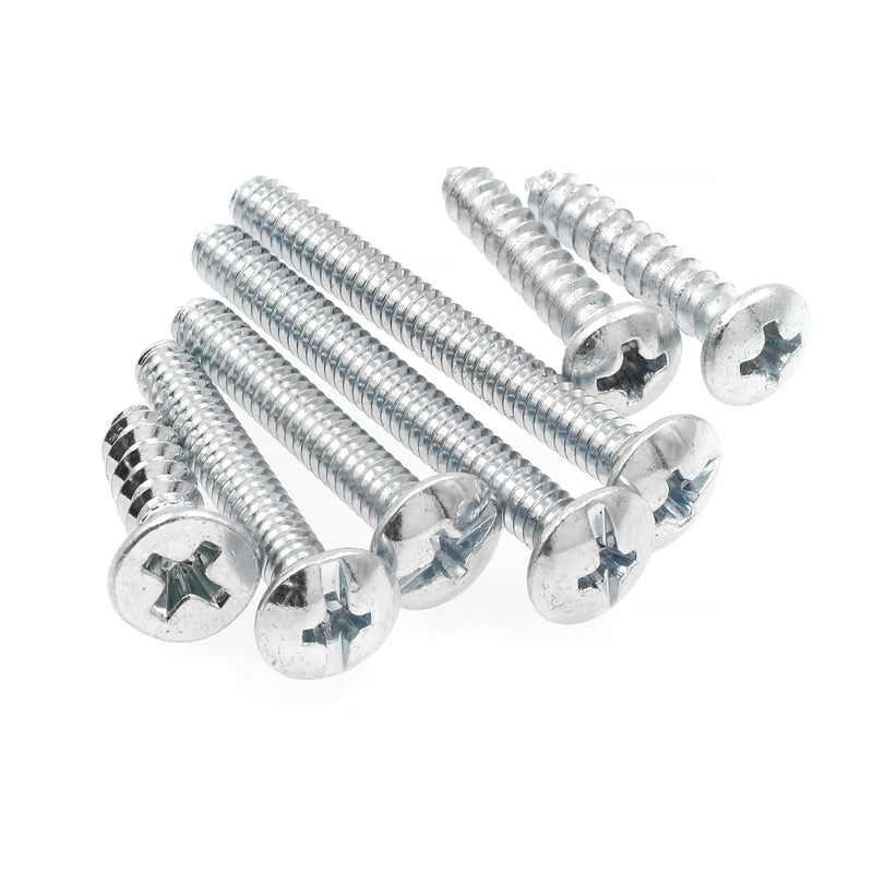 Prime-Line K 50823 Storm and Screen Door Push Button Handle Set with Interior Latch 1-1/2 in. Hole Center, Strike and Screws, Silver (Single Pack) 1-1/2 in.