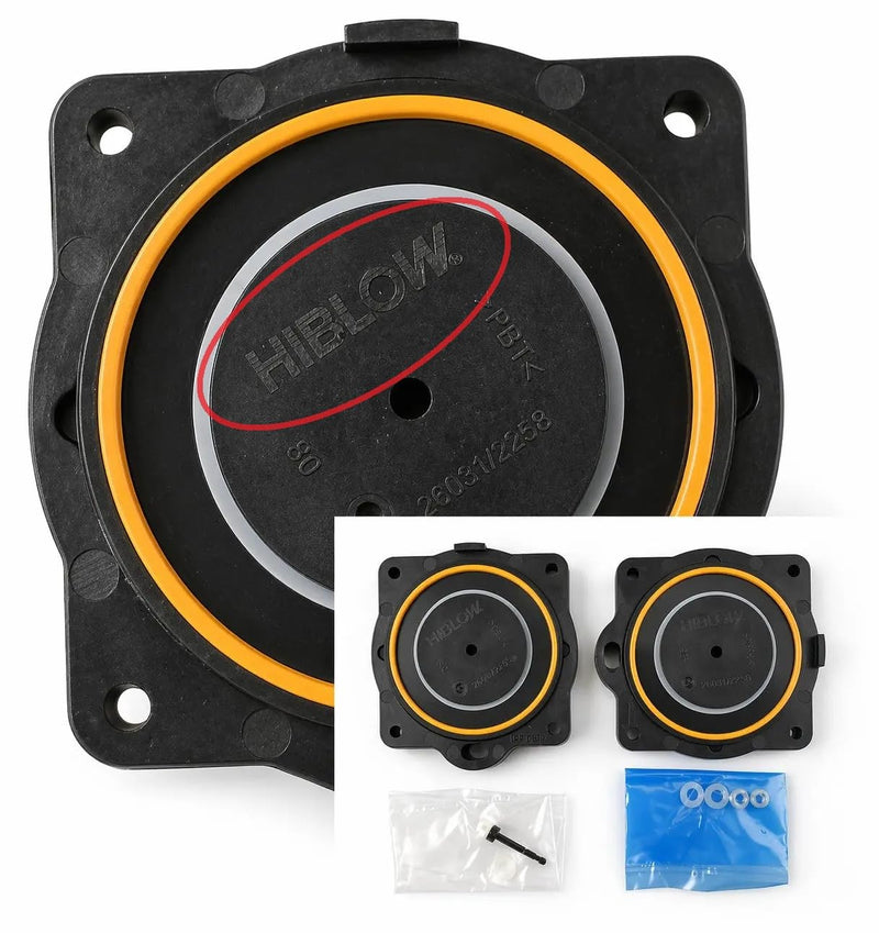 HIBLOW HP-60/80 Rebuild/Repair Kit with Filter Cover Gasket - Genuine Factory Certified