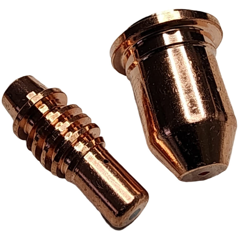 Nozzle & Electrodes Compatible for Harbor Freight Titanium 45A Plasma Cutter 56255 56811 59182 56576