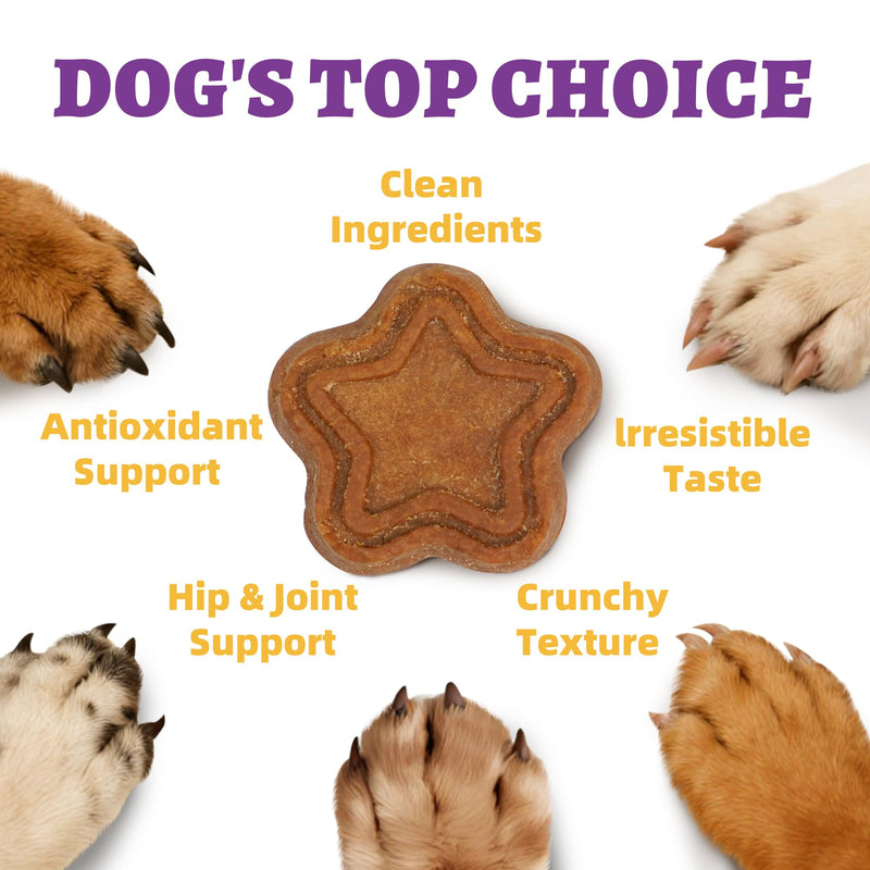 Just Try 15 OZ Glucosamine Dog Treats Joint Support for Dogs Hip and Joint Health Mobility Supplement Puppy Training Treats Healthy Dog Treats