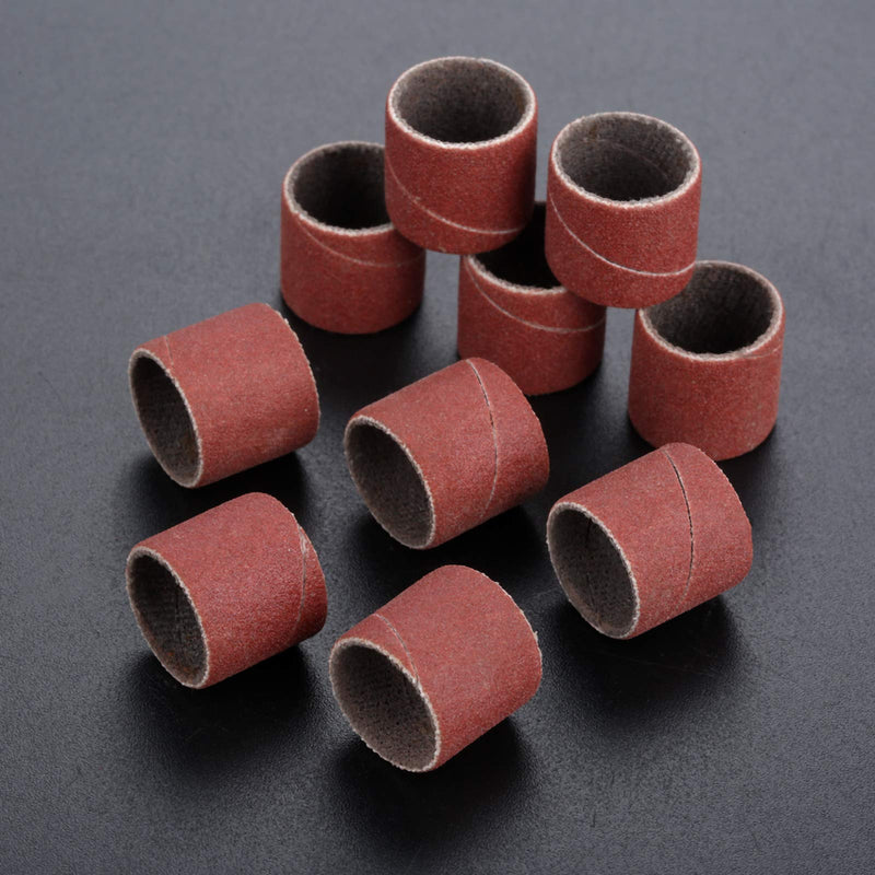 100 PCs Sanding Bands 320 Grit Drums Sleeves For DREMEL Rotary Tools 12CM 320# Grit