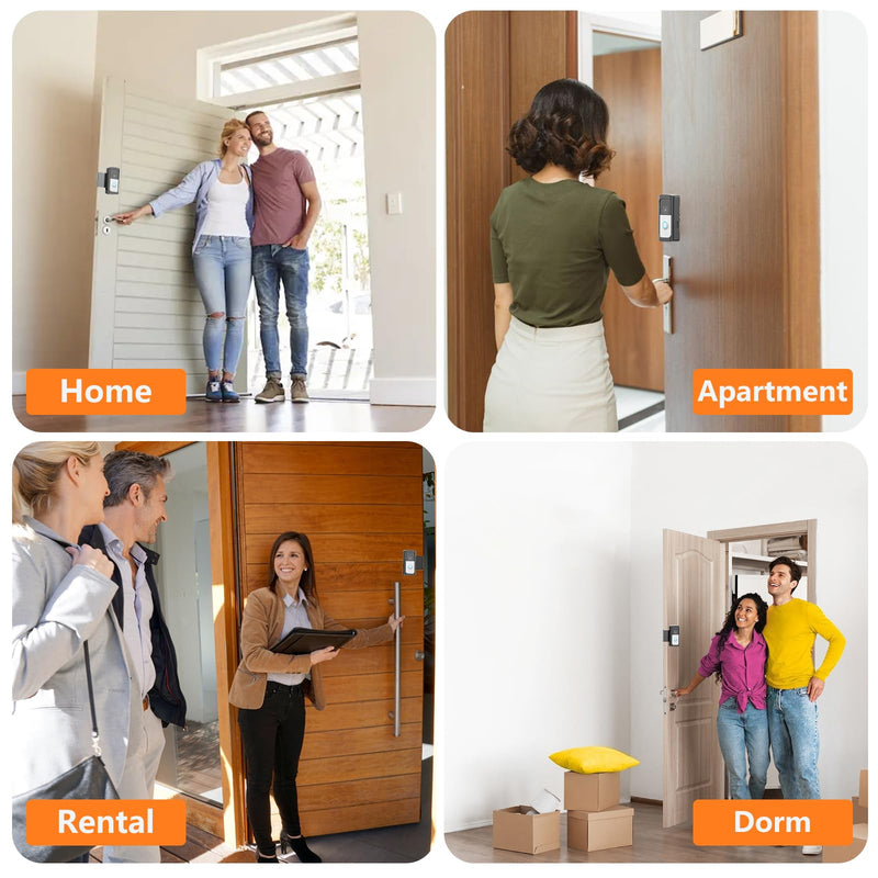 Anti-Theft Ring/Camera Video Doorbell Mount, Doorbell Door Bracket No Drilling Compatible with Ring Video Doorbell 2/ (2020 Release)/ Battery Doorbell Plus/Pro for Houses, Apartments, Rentals (Black) Black