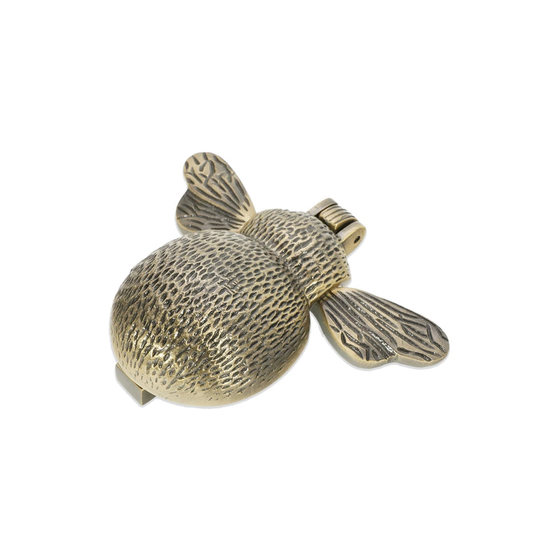 Infinity Decor Solid Brass Bumble Bee Door Knocker in Antique Brass Finish – Premium Quality Hand Door Knocker for Entrance Front Door Furniture