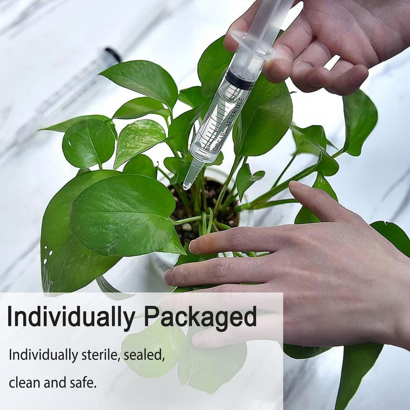 60 ml Syringe Without Needle, Syringe for Liquid with Cap, Oral, Scientific Labs, Measurement, Pack of 4 60ml