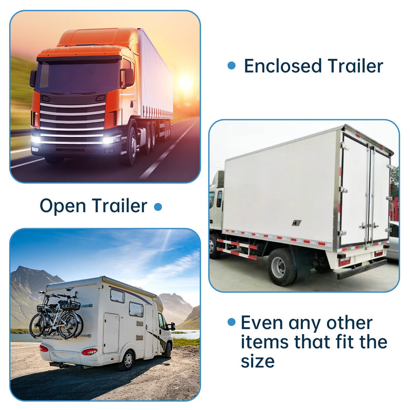 Cargo Trailer Door hasp Bar Lock Handle Keeper Padlock Race Enclosed car Hauler Cargo trailer door buckle