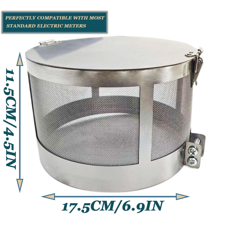 Faraday Cage for Smart Meter Cover E mf Blocker for Home Electric Meter Cover Shield Made with 304 Metal E mf Shield R adiation Protection