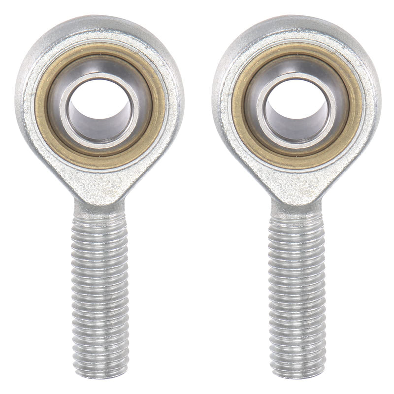 uxcell 2pcs SA10TK POSA10 Spherical Rod End Bearing 10mm Bore Self-Lubricated Joint Bearing M10x1.5 Left Hand Male Thread Connector