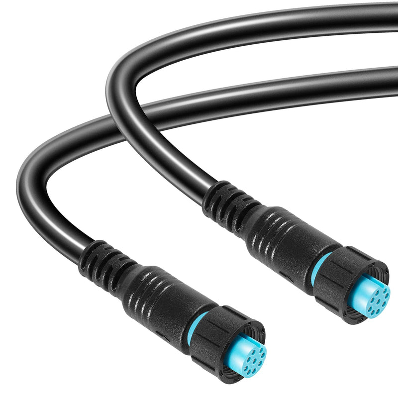 010-12528-01 Marine Network Cable 20 ft./6 m, Small Connector, for GC 200 Marine IP Camera, for GLS 10, GMR Fantom 126/124/56/54, GXM 54/53, for Panoptix LiveScope, Connect BlueNet Devices 20 ft / 6 m