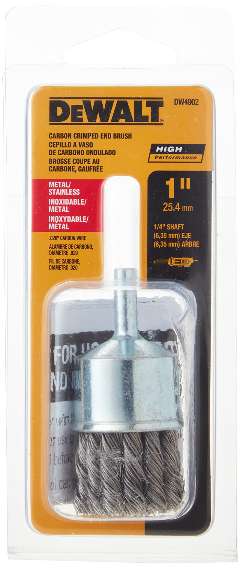 DeWalt Accessories DW4902 1" Knot Wire End Brush, (Pack of 5) (Pack of 5)