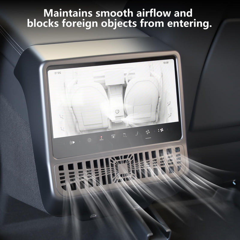 TOPABYTE Rear AC Vents Cover for Tesla Model Y Juniper Model 3 Highland Model Y Juniper Rear Screen