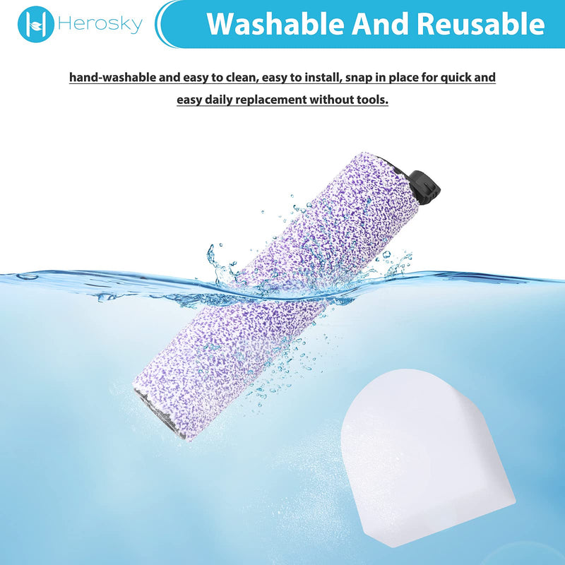 Brush and Filter kit for Shark WD101 HydroVac XL 3 in 1 Vacuum, Fit for Shark AW201 WD201 WD100 WD200 WD101 HydroVac Vacuum, Compare part WDFF1 WDB1 2+6+1