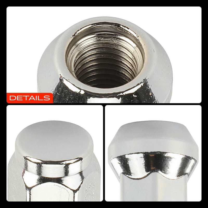 A-Premium 16-PC, M10x1.25 Wheel Lug Nut Compatible with Arctic Cat, 2007-2022 Can-Am, 1985-2022 Honda, 1985-2022 Kawasaki, 1991-2022 Suzuki, 2018-2019 Textron Off Road, 1987-2022 Yamaha, Polaris