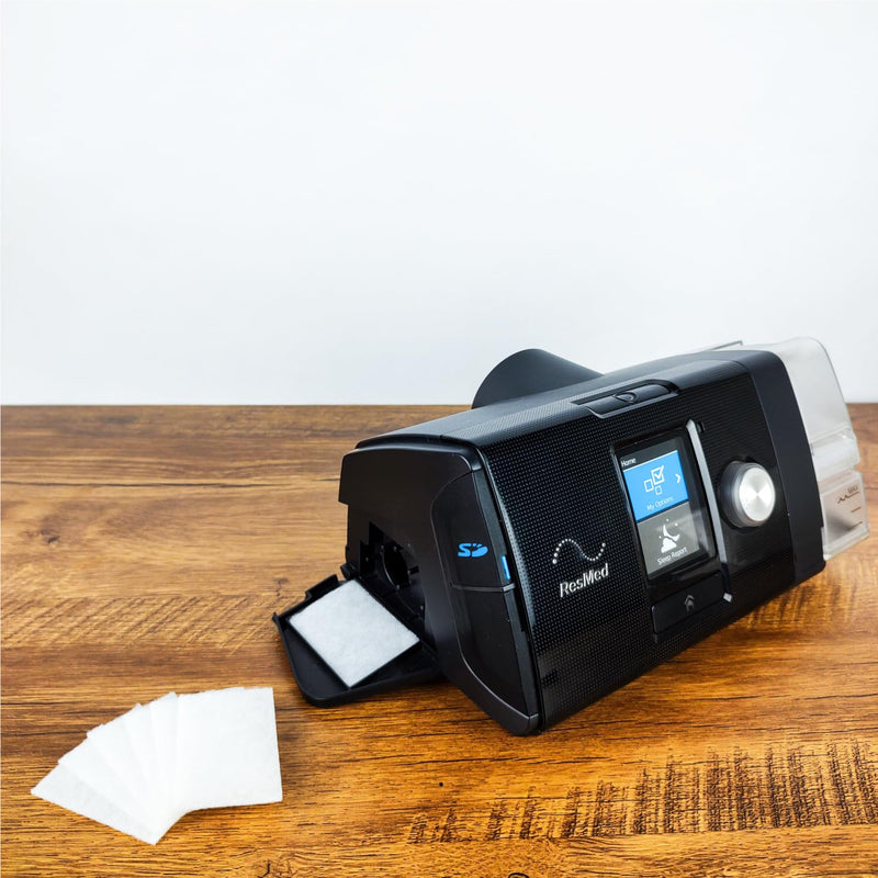 resplabs CPAP Filters Compatible with The ResMed AirSense, AirCurve 10 & S9 Machine (Pack of 60)