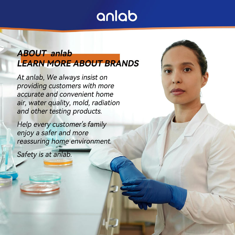 anlab™Mold Test Kit for Home - Do It Yourself Home Mold Detector | Test HVAC System | Home Surfaces | Indoor Air Quality Testing Kit - Identification Guide Included - Sealed Separately (Items of 3) 1