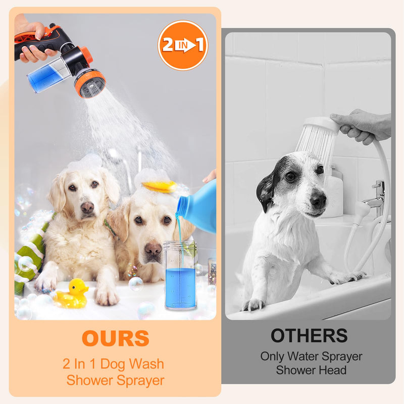 Bathtub Faucet Sprayer Attachment for Tub, Dog Washing Hose Attachment for Bathtub with Faucet Adapters, Sink Sprayer Dog Bath Hose Attachment for Tub Faucet, Dog Shower Attachment 11