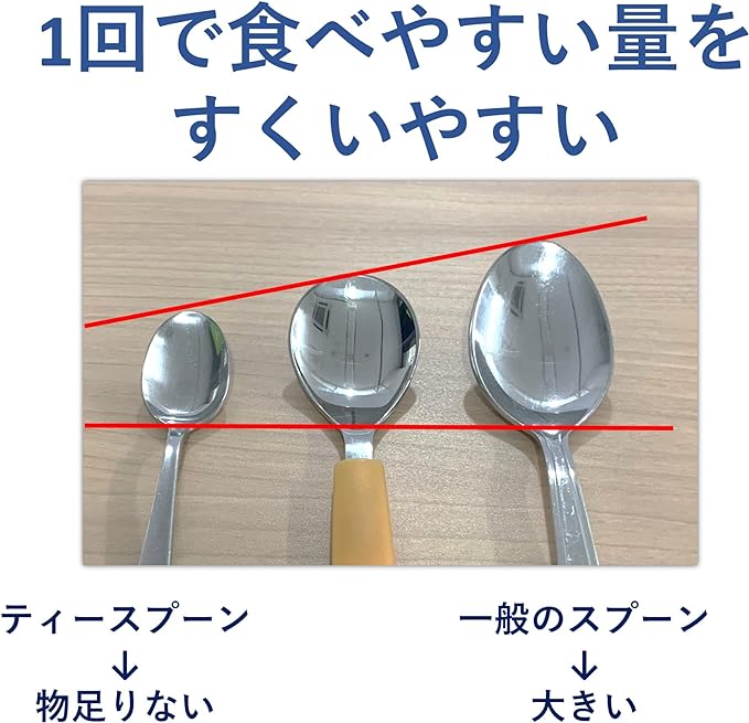 Easy-to-scoop spoon, Habinase, food utensil, self-help tool, auxiliary tool, for nursing care, for the elderly, for adults, 164 mm, dishwasher safe, made in Japan 1005744 - NewNest Australia