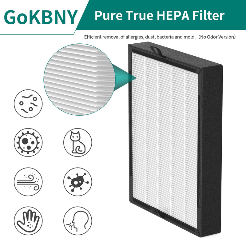 2-Pack 45i and Flex True Replacement Filter Compatible with old BreatheSmart Flex and 45i Air Purifiers, 2×2-in-1 Filters + 2×Carbon Pre-Filters 2-Pack 45i and Flex Filter