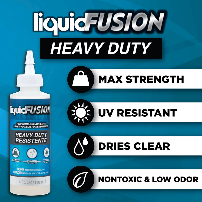 Aleene's Liquid Fusion Clear Urethane Adhesive, 4-Ounce, Package May Vary