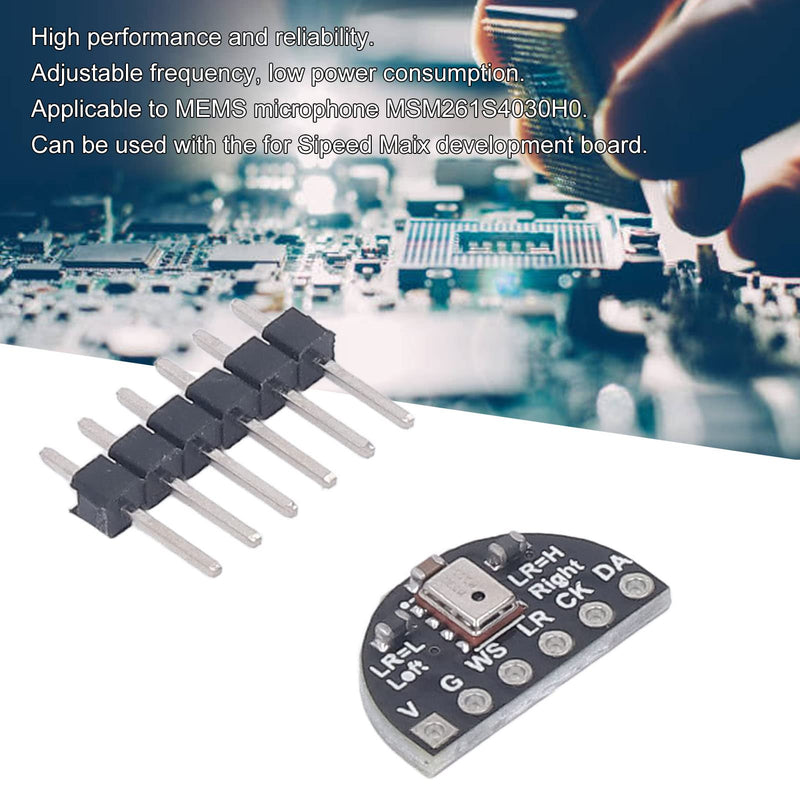 Microphone Module , I2S Interface Mic Modules Component MEMS MSM261S4030H0 2 Sets Adjustable Frequency Low Power Comsumption for Development Board