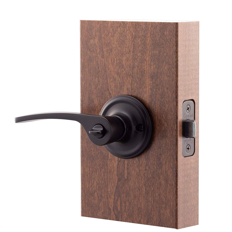 Copper Creek KL2230BC Scandinavian Privacy Kash Non-Handed Lever, Black