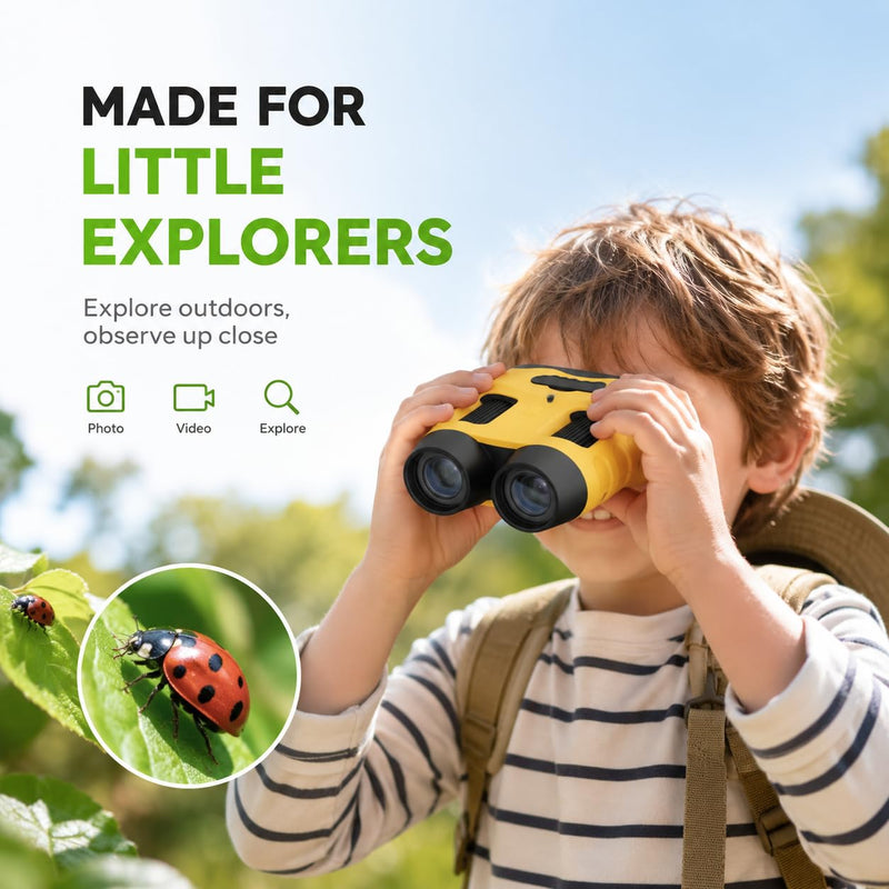 Microscope for Kids, Portable Digital Microscope with 2.0" IPS Screen, Handheld Camera Mini Pocket Magnifying Glass, STEM Toys Birthday Gifts Edu Science Kit for Girls Boys Child Age 4-12