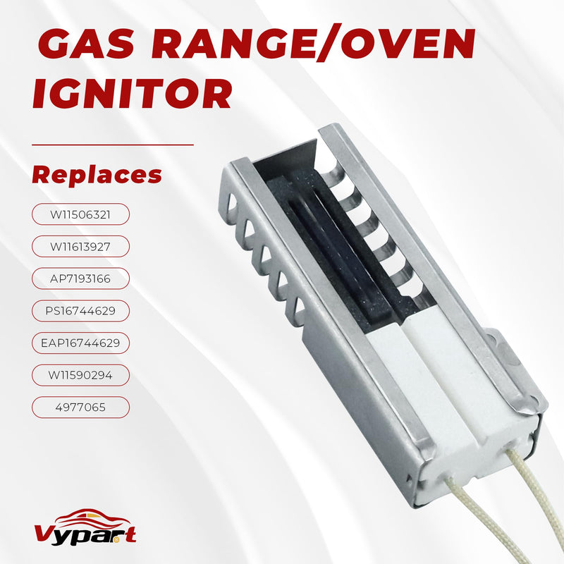 W11208965 Gas Range Oven Igniter for Whirlpool Am.ana Gas Range/Oven WFG320 WFG505 Series-Repalce 4977065 AP7193166 PS16744629 EAP16744629 W11506321 W11613927 by Vypart