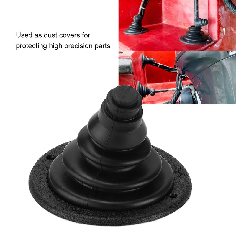 Cable Bellows Marine Steering Shift Cable Protective Bellows Rubber Plastic for Cars Boats Yachts Ships Motor boats Cable Boot Shift Harness Boots(B (black)) black