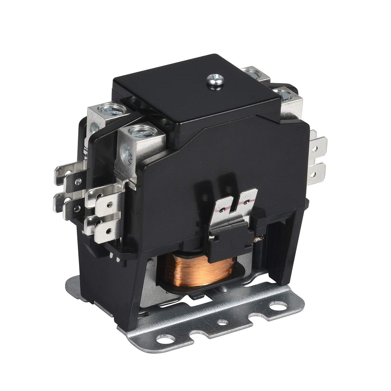 SunLee 2 Pole 40 Amp contactor 120v Coil UL 2 Pole Lighting Load 50 AMP Contactor Equivalent to 42CF15AF for Condenser Compressor HVAC Contactor 2P 40A 120VAC