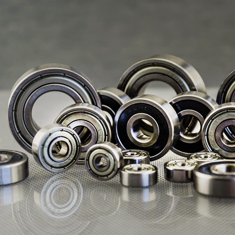 uxcell 693ZZ Deep Groove Ball Bearing Double Shield 693-2Z 2080093, 3mm x 8mm x 4mm Carbon Steel Bearings (Pack of 20) 3mmx8mmx4mm