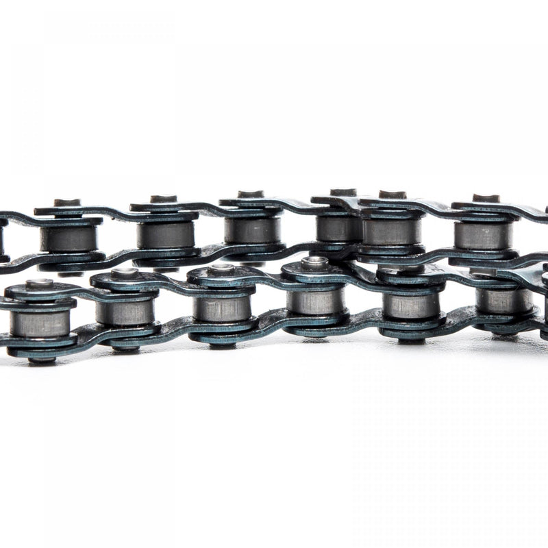 uxcell 10Pcs #50 Chain Offset Half Link Roller, 5/8" Pitch Carbon Steel, Standard Chain End Connector Split Links for 10A Chain
