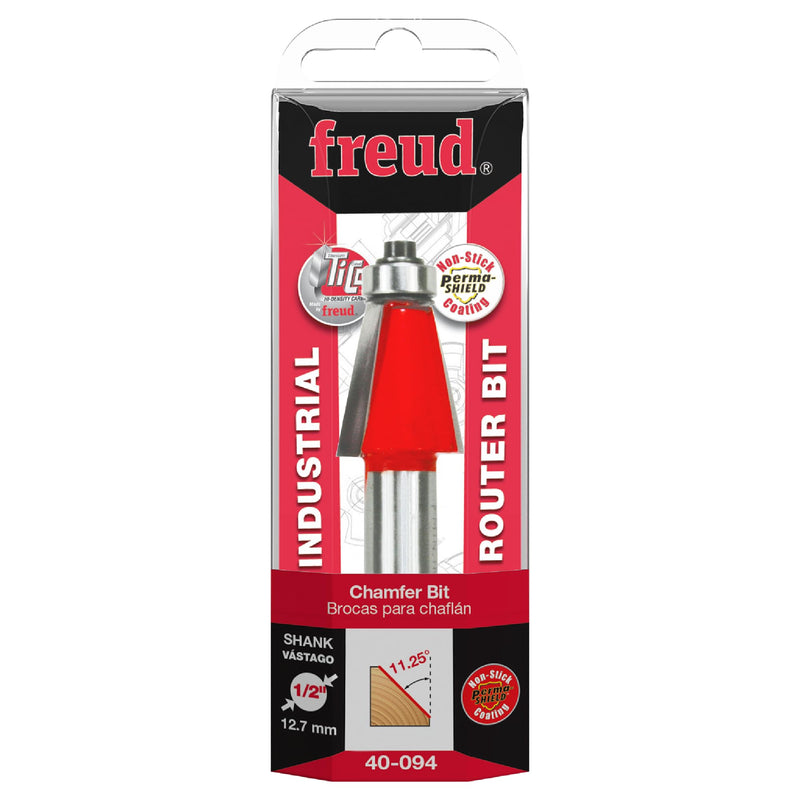 Freud 40-094: 7/8" (Dia.) Chamfer Bit with 1/2" Shank