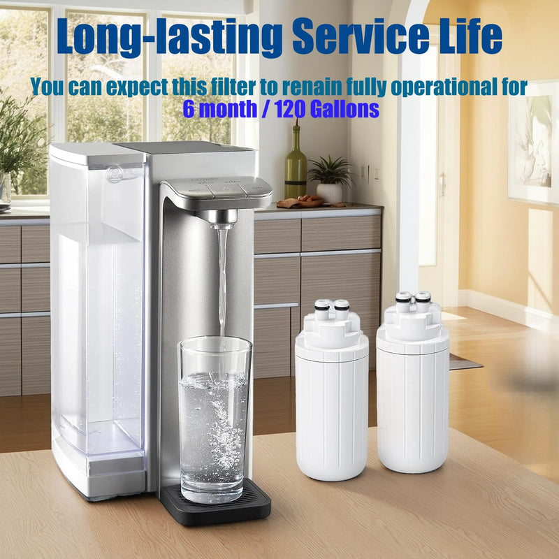 CTO1 Water Filter Replacement, Compatible with Brita Hub Instant Powerful Countertop Water Filter Device, Lasts Six Months or 120 Gallons, Replace Filter Model Number CTO1 (2-Pack)