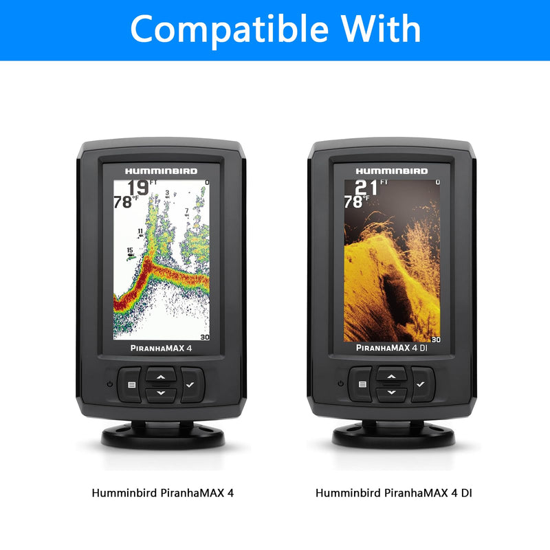 Screen Cover and Sun Visor for Humminbird PiranhaMAX 4 and PiranhaMAX 4 DI, ABS Material, Anti-Glare, Marine Fish Finder Display Shield