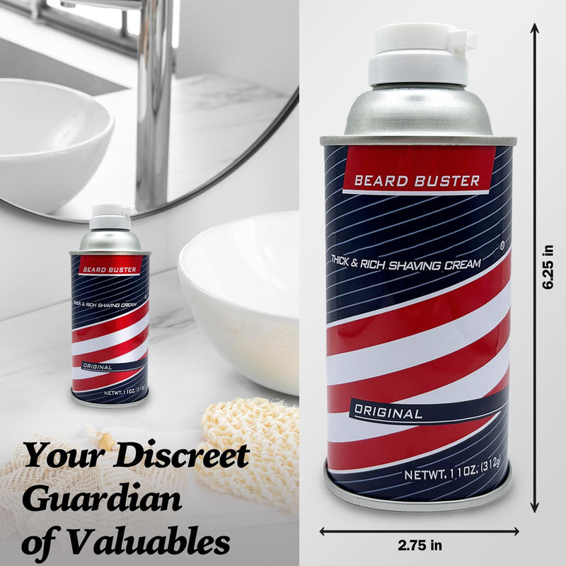 Fake Soup Can Diversion Safe - Keep Your Valuables Safe - like Jewelry, Cash, Money, Coins, Car Keys - Storage Home Security - Barasol Shaving Cream
