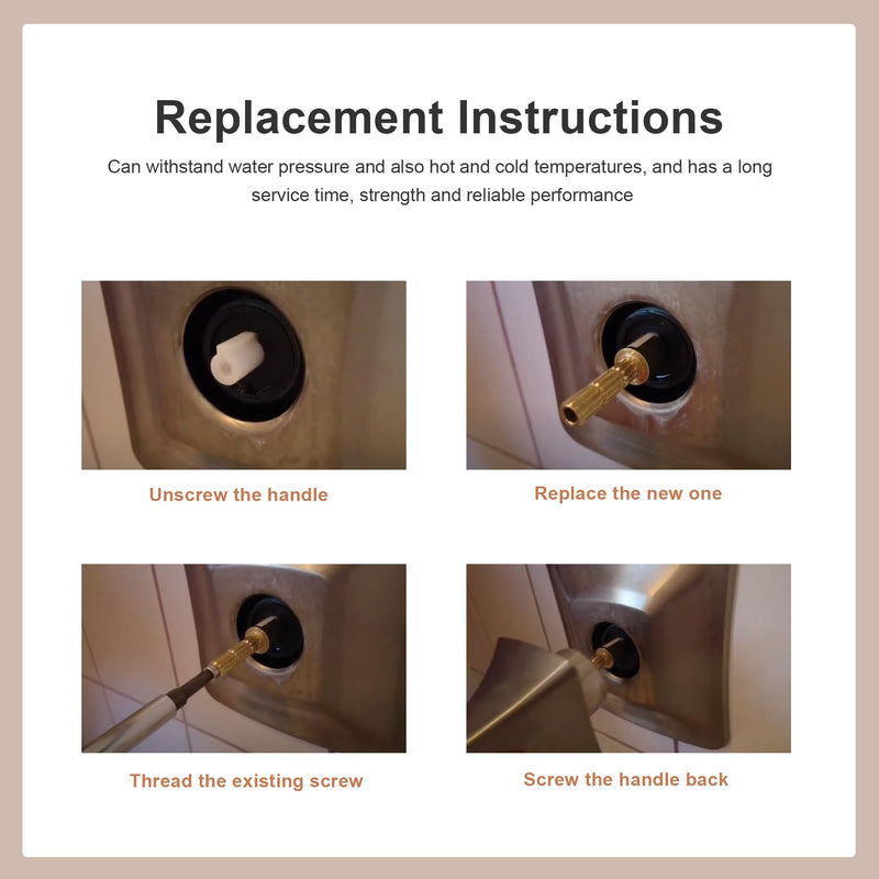 970-0770 Stem Adapter with Screw Replace for 970-0770 Plumbing Equipment, Pfister Securepfit Trims, Shower Handle Stem Extension Tub and Faucet Accessories Valve Extender Trim Repair