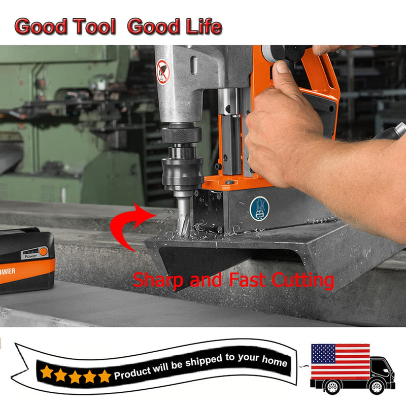 SagaSave 15MM x 35MM High Speed Steel Cyclone Annular Cutter，Metal Hole Cutter for Stainless Steel, Metal, Iron, Steel, Brass,Wood 1PCS 15mmX35MM