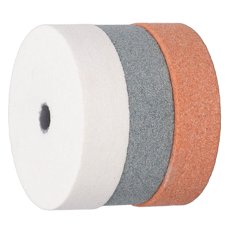 3pcs Bench Grinding Wheel, Silicon Carbide Grinding Stone Pedestal Abrasive Wheel for Metal Ceramic Wood
