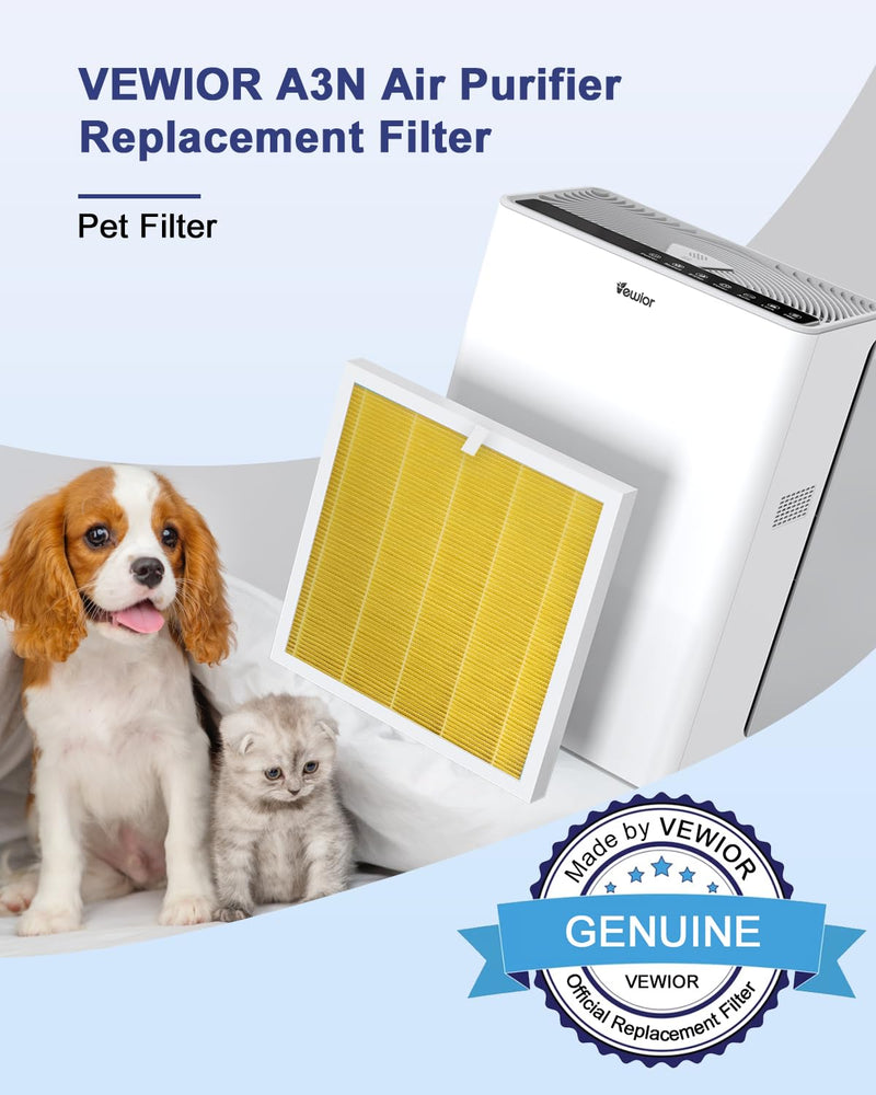 VEWIOR ClearAir-A3 Official Air Purifier Replacement Pet Filter(1PC)