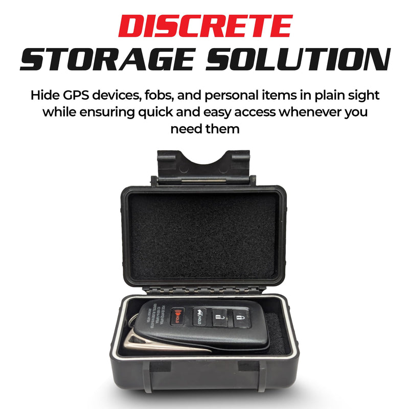 Spy Spot Magnetic GPS Tracker Case with Strong Neodymium Magnets - Weather-Resistant Stash Box for GPS Trackers or Spare Keys - Under Vehicle Mount for GL200 GL300 GL300W GL300MA