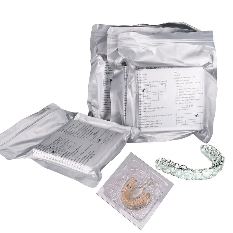 Dental Lab Splint Thermoforming Material for Vacuum Forming Soft Hard 1/1.5/2mm (Soft 1.0mm) Soft 1.0mm